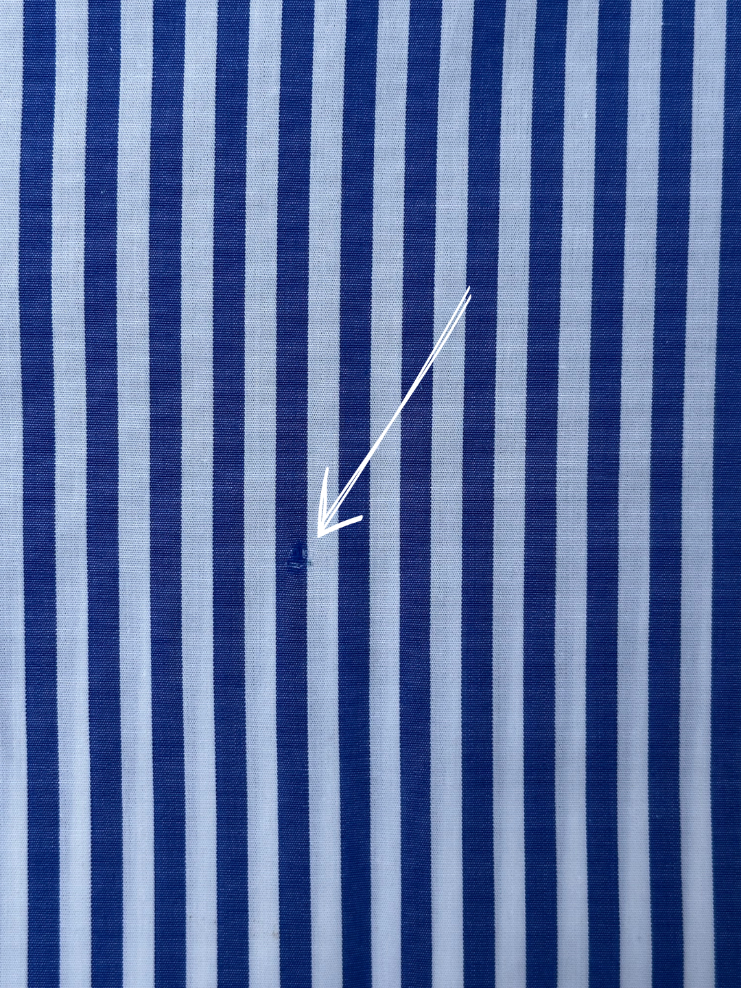(Im)perfect Pyjama Shirt - indigo blue stripe - S